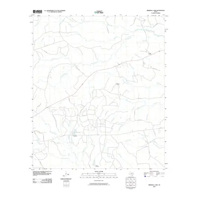 2010 Map of Birdwell Lake, 2010 Print