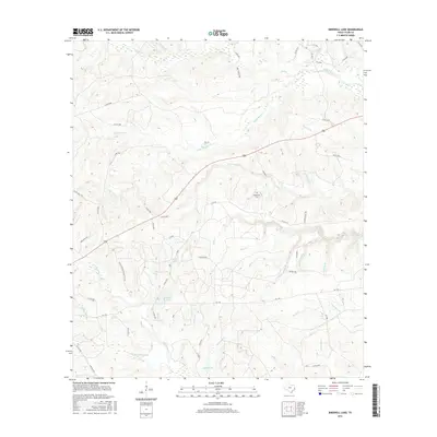 2016 Map of Birdwell Lake, 2016 Print