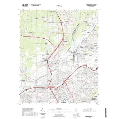 2020 Map of Birmingham North, 2020 Print