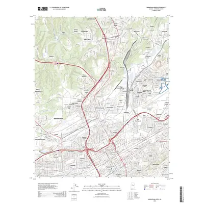 2026 Map of Birmingham North, 2026 Print
