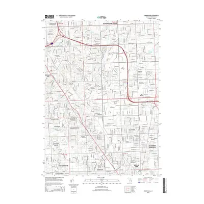 2014 Map of Birmingham, 2014 Print