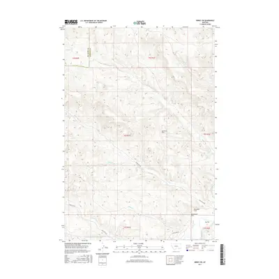 2017 Map of Birney SW, 2017 Print