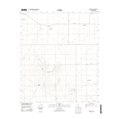 2013 Map of Bisbee Hills, 2013 Print