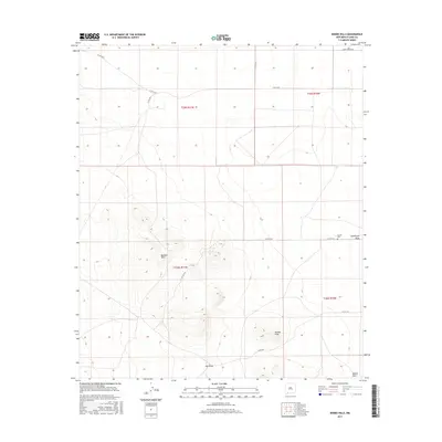 2017 Map of Bisbee Hills, 2017 Print