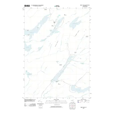 2010 Map of Bisby Lakes, 2010 Print