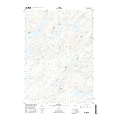 2016 Map of Bisby Lakes, 2016 Print