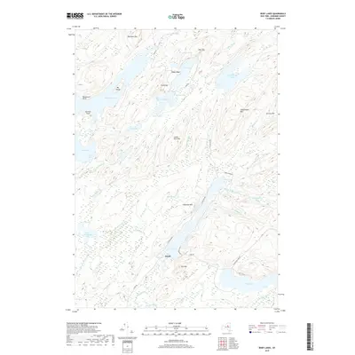 2019 Map of Bisby Lakes, 2019 Print