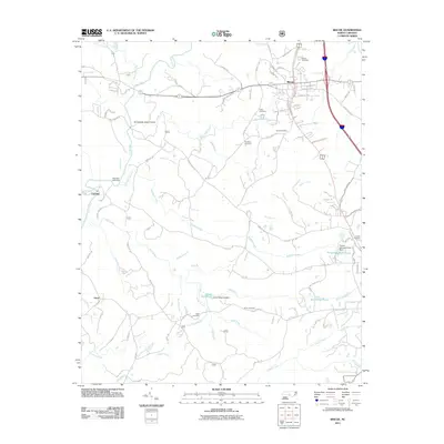 2011 Map of Biscoe, 2011 Print