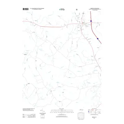 2013 Map of Biscoe, 2013 Print