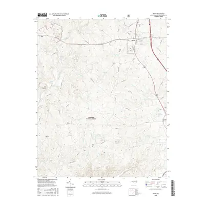 2016 Map of Biscoe, 2016 Print