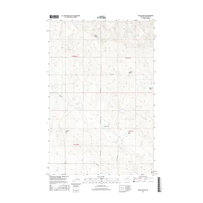 2017 Map of Biscuit Butte, 2017 Print