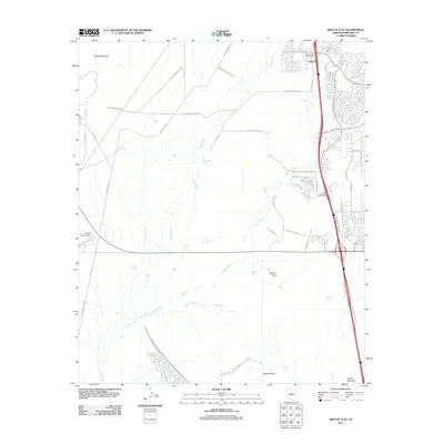 2011 Map of Biscuit Flat, 2011 Print