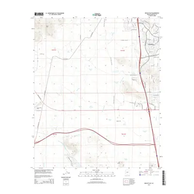 2014 Map of Biscuit Flat, 2014 Print