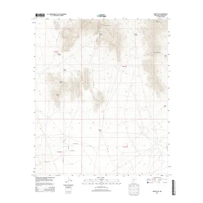 2013 Map of Bishop Cap, 2013 Print