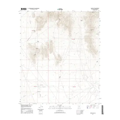 2017 Map of Bishop Cap, 2017 Print