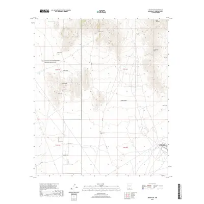2020 Map of Bishop Cap, 2020 Print