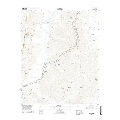 2014 Map of Bishop, 2014 Print