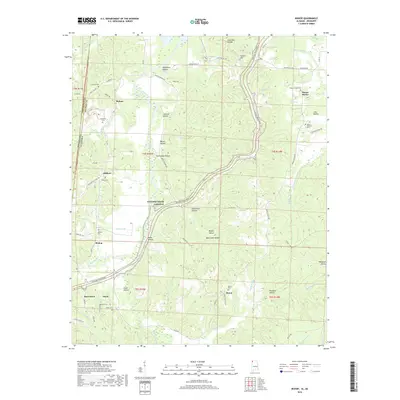 2018 Map of Bishop, 2018 Print
