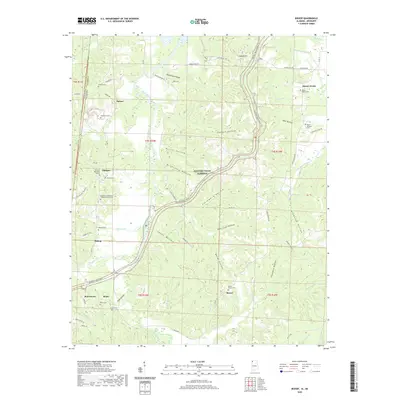 2020 Map of Bishop, 2020 Print