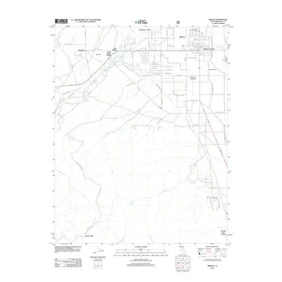 2012 Map of Bishop, 2012 Print