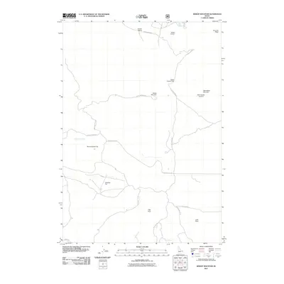 2011 Map of Bishop Mountain, 2011 Print