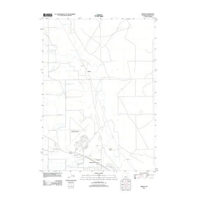 2012 Map of Bishop, 2012 Print
