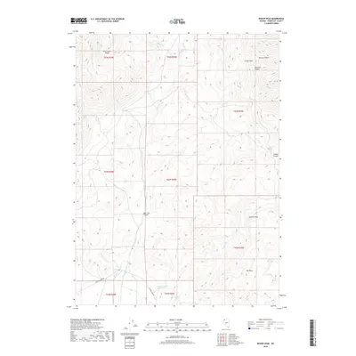 2018 Map of Bishop Peak, 2018 Print