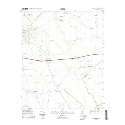 2014 Map of Bishopville East, 2014 Print