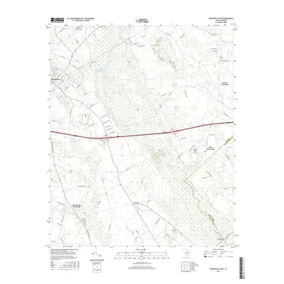 2017 Map of Bishopville East, 2017 Print