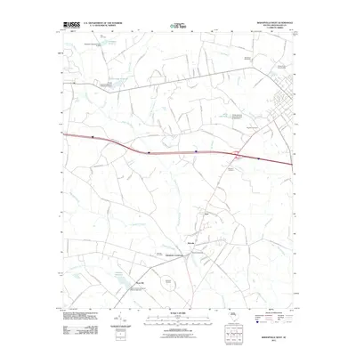 2011 Map of Bishopville West, 2011 Print