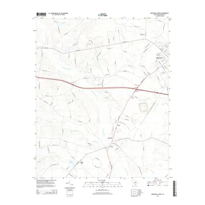 2014 Map of Bishopville West, 2014 Print