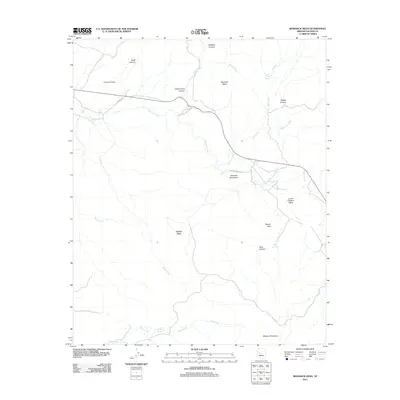 2011 Map of Bismarck Mesa, 2011 Print