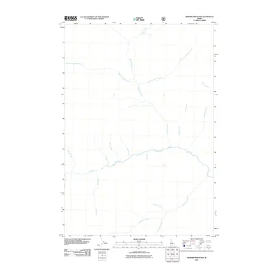 2011 Map of Bismark Mountain, 2011 Print