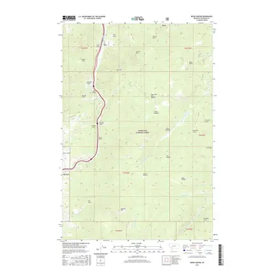 2017 Map of Bison Canyon, 2017 Print