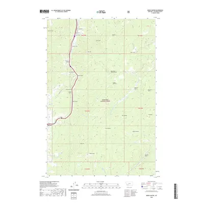 2020 Map of Bison Canyon, 2020 Print