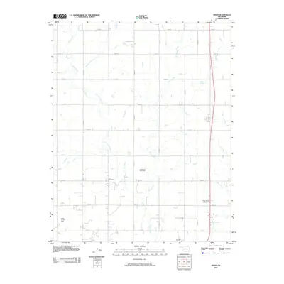 2009 Map of Bison, 2009 Print