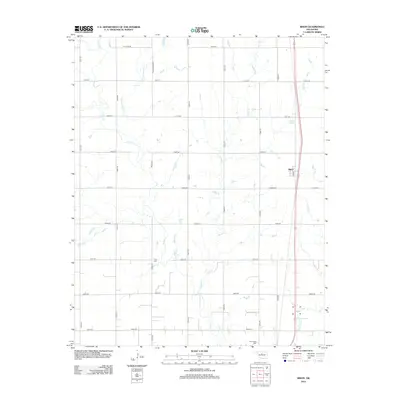 2012 Map of Bison, 2012 Print