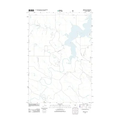 2012 Map of Bison NE, 2012 Print