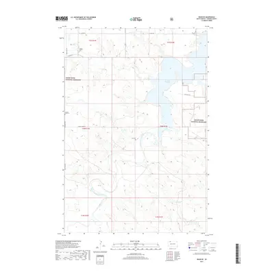 2017 Map of Bison NE, 2017 Print