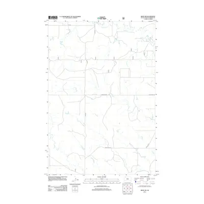 2012 Map of Bison NW, 2012 Print