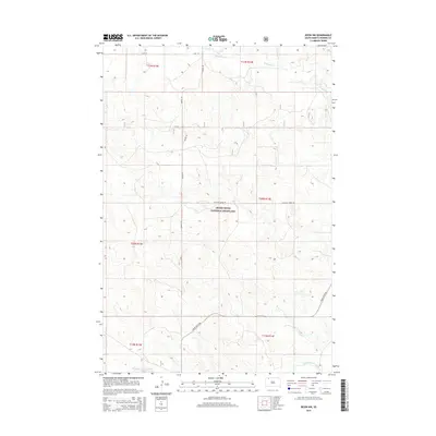 2015 Map of Bison NW, 2015 Print