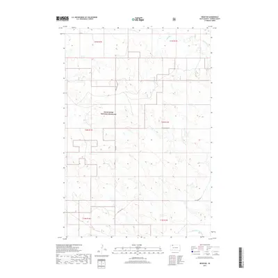 2017 Map of Bison NW, 2017 Print