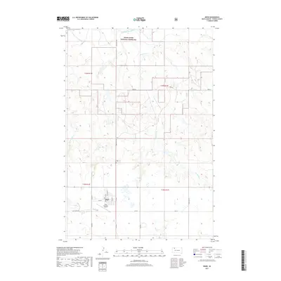 2017 Map of Bison, 2017 Print