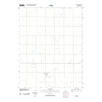 2009 Map of Bison, 2009 Print