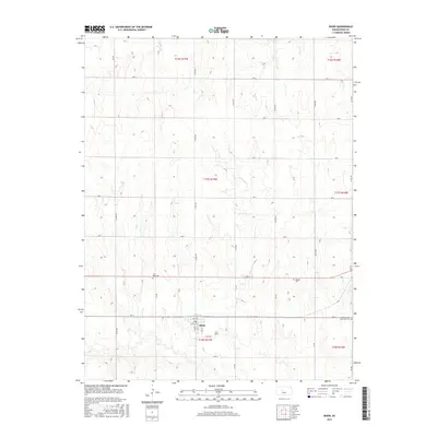 2015 Map of Bison, 2015 Print