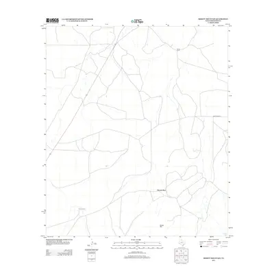 2012 Map of Bissett Mountain, 2012 Print