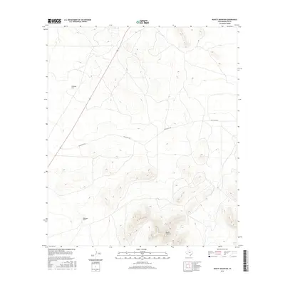 2016 Map of Bissett Mountain, 2016 Print