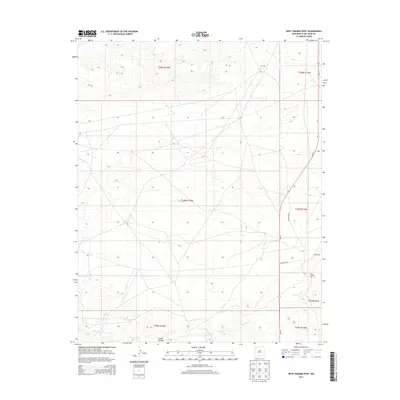 2013 Map of Bisti Trading Post, 2013 Print