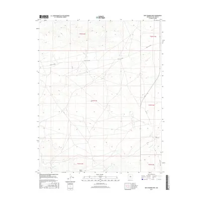 2017 Map of Bisti Trading Post, 2017 Print
