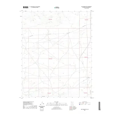 2020 Map of Bisti Trading Post, 2020 Print